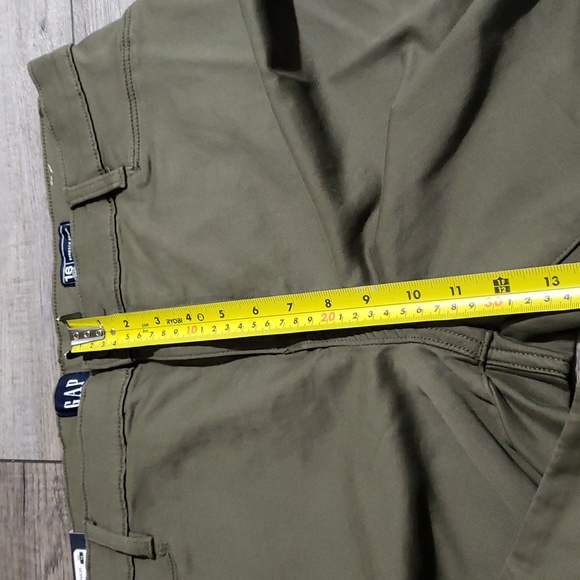 Gap Womens Pants Stretch Skinny, Green Olive Night, Sz 16 - Picture 3 of 10